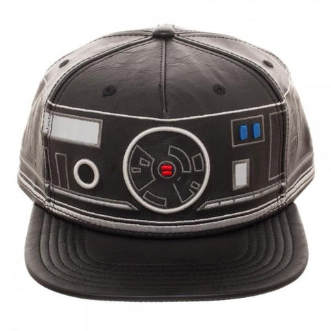 First Order BB Unit Big Face Embroidered Faux Leather Snapback-DW Offers